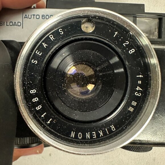 Vintage Sears 126 Film Camera Easy Load Auto 600 Rikenon Lens 1:28 f=43mm - Picture 5 of 9
